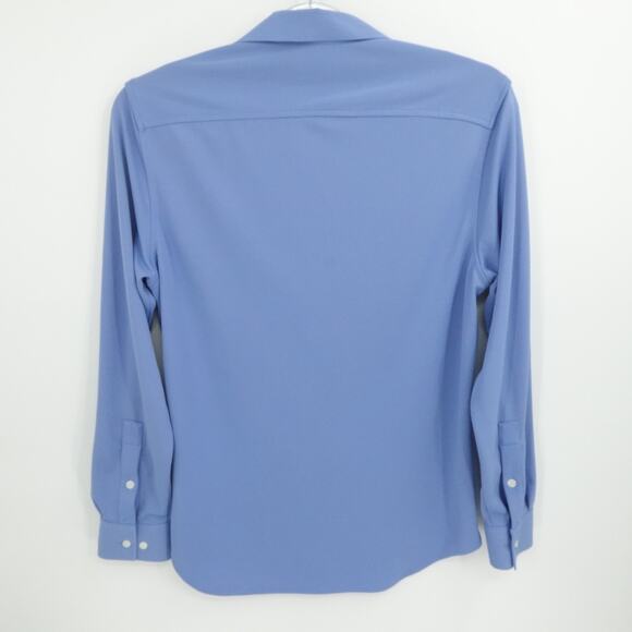 Ministry Of Supply Shirt Mens Medium Blue Apollo Long Sleeve Button Up Casual - Picture 2 of 13